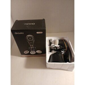 Facial Cleansing Brush, Electric Face Scrubber Rechargeable Black & Rose Gold G5